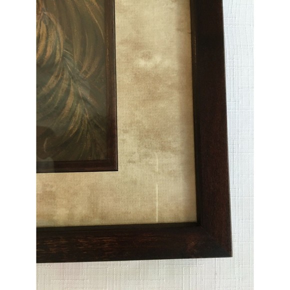 Pamela Gladding Framed Matted Print West Indies Sunset Tropical Floral Palm Tree - Picture 7 of 10